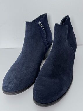 Thursday Boot Co Black Suede Downtown Womens Casual Premium Bootie 9.5